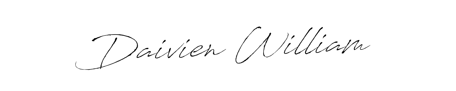 Similarly Antro_Vectra is the best handwritten signature design. Signature creator online .You can use it as an online autograph creator for name Daivien William. Daivien William signature style 6 images and pictures png