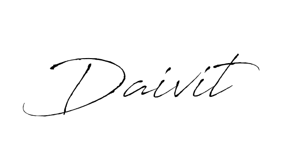 Also we have Daivit name is the best signature style. Create professional handwritten signature collection using Antro_Vectra autograph style. Daivit signature style 6 images and pictures png