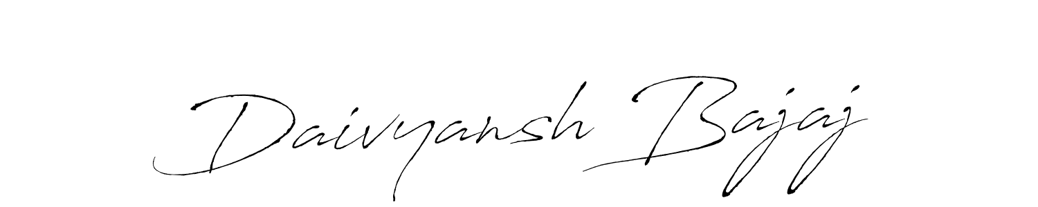 You can use this online signature creator to create a handwritten signature for the name Daivyansh Bajaj. This is the best online autograph maker. Daivyansh Bajaj signature style 6 images and pictures png