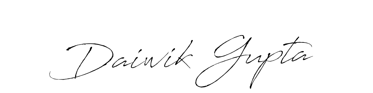 Antro_Vectra is a professional signature style that is perfect for those who want to add a touch of class to their signature. It is also a great choice for those who want to make their signature more unique. Get Daiwik Gupta name to fancy signature for free. Daiwik Gupta signature style 6 images and pictures png