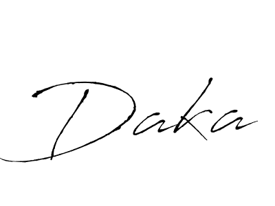 Create a beautiful signature design for name Daka. With this signature (Antro_Vectra) fonts, you can make a handwritten signature for free. Daka signature style 6 images and pictures png