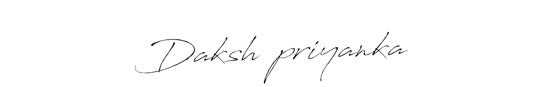 Make a short Daksh❤️priyanka signature style. Manage your documents anywhere anytime using Antro_Vectra. Create and add eSignatures, submit forms, share and send files easily. Daksh❤️priyanka signature style 6 images and pictures png