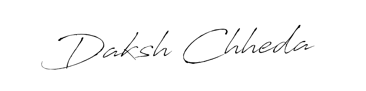 How to make Daksh Chheda signature? Antro_Vectra is a professional autograph style. Create handwritten signature for Daksh Chheda name. Daksh Chheda signature style 6 images and pictures png