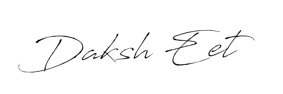You can use this online signature creator to create a handwritten signature for the name Daksh Eet. This is the best online autograph maker. Daksh Eet signature style 6 images and pictures png