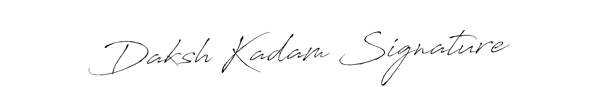 The best way (Antro_Vectra) to make a short signature is to pick only two or three words in your name. The name Daksh Kadam Signature include a total of six letters. For converting this name. Daksh Kadam Signature signature style 6 images and pictures png