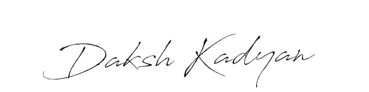 Once you've used our free online signature maker to create your best signature Antro_Vectra style, it's time to enjoy all of the benefits that Daksh Kadyan name signing documents. Daksh Kadyan signature style 6 images and pictures png