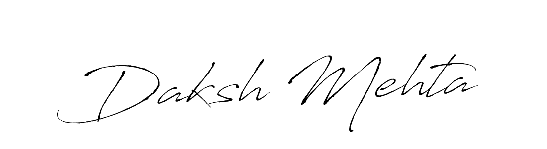 Also You can easily find your signature by using the search form. We will create Daksh Mehta name handwritten signature images for you free of cost using Antro_Vectra sign style. Daksh Mehta signature style 6 images and pictures png