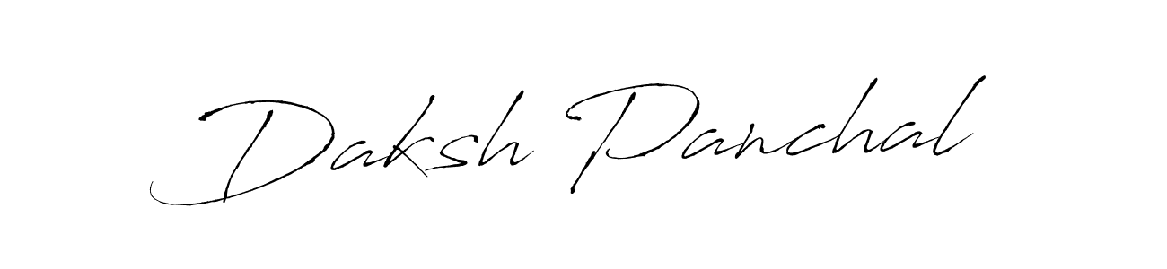 It looks lik you need a new signature style for name Daksh Panchal. Design unique handwritten (Antro_Vectra) signature with our free signature maker in just a few clicks. Daksh Panchal signature style 6 images and pictures png