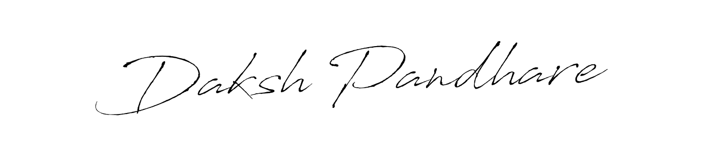 You should practise on your own different ways (Antro_Vectra) to write your name (Daksh Pandhare) in signature. don't let someone else do it for you. Daksh Pandhare signature style 6 images and pictures png