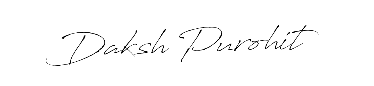 Use a signature maker to create a handwritten signature online. With this signature software, you can design (Antro_Vectra) your own signature for name Daksh Purohit. Daksh Purohit signature style 6 images and pictures png