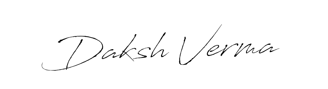 Once you've used our free online signature maker to create your best signature Antro_Vectra style, it's time to enjoy all of the benefits that Daksh Verma name signing documents. Daksh Verma signature style 6 images and pictures png