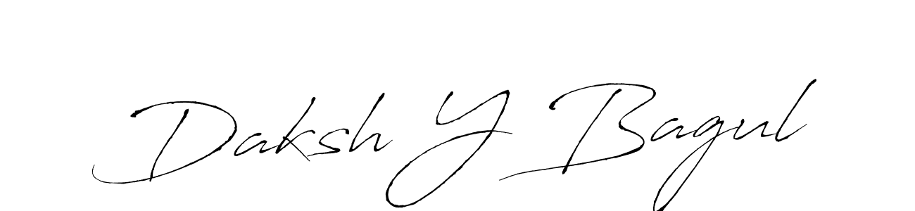 Make a short Daksh Y Bagul signature style. Manage your documents anywhere anytime using Antro_Vectra. Create and add eSignatures, submit forms, share and send files easily. Daksh Y Bagul signature style 6 images and pictures png