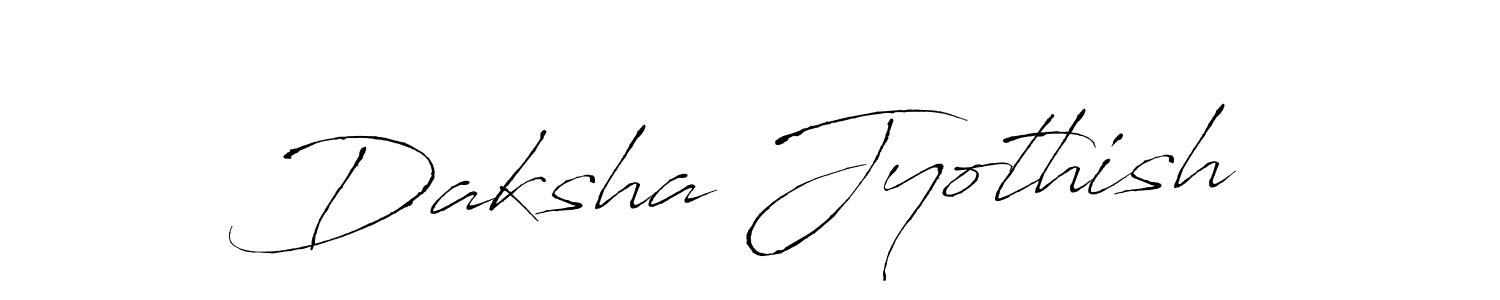 Daksha Jyothish stylish signature style. Best Handwritten Sign (Antro_Vectra) for my name. Handwritten Signature Collection Ideas for my name Daksha Jyothish. Daksha Jyothish signature style 6 images and pictures png