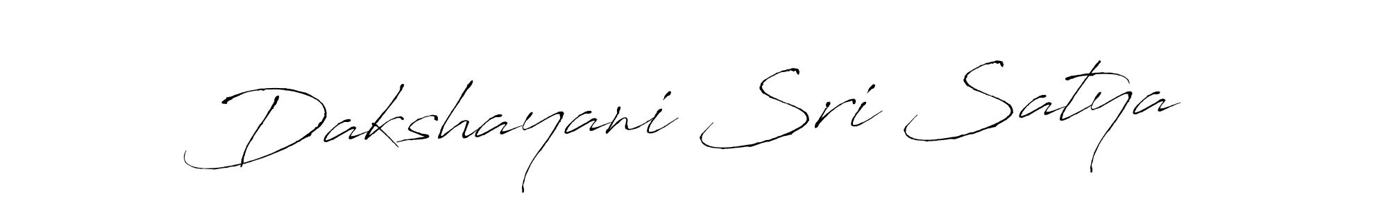 Design your own signature with our free online signature maker. With this signature software, you can create a handwritten (Antro_Vectra) signature for name Dakshayani Sri Satya. Dakshayani Sri Satya signature style 6 images and pictures png