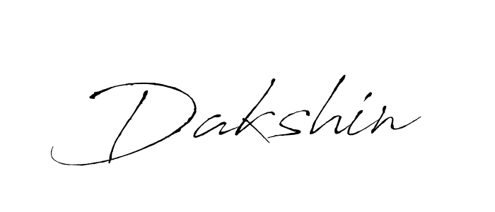 Use a signature maker to create a handwritten signature online. With this signature software, you can design (Antro_Vectra) your own signature for name Dakshin. Dakshin signature style 6 images and pictures png