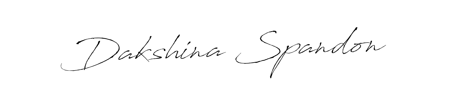 Dakshina Spandon stylish signature style. Best Handwritten Sign (Antro_Vectra) for my name. Handwritten Signature Collection Ideas for my name Dakshina Spandon. Dakshina Spandon signature style 6 images and pictures png