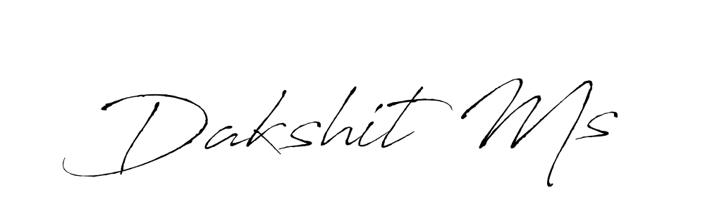 Also You can easily find your signature by using the search form. We will create Dakshit Ms name handwritten signature images for you free of cost using Antro_Vectra sign style. Dakshit Ms signature style 6 images and pictures png