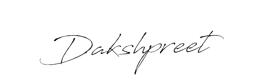 Dakshpreet stylish signature style. Best Handwritten Sign (Antro_Vectra) for my name. Handwritten Signature Collection Ideas for my name Dakshpreet. Dakshpreet signature style 6 images and pictures png