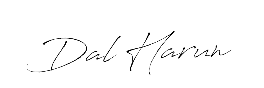 Antro_Vectra is a professional signature style that is perfect for those who want to add a touch of class to their signature. It is also a great choice for those who want to make their signature more unique. Get Dal Harun name to fancy signature for free. Dal Harun signature style 6 images and pictures png