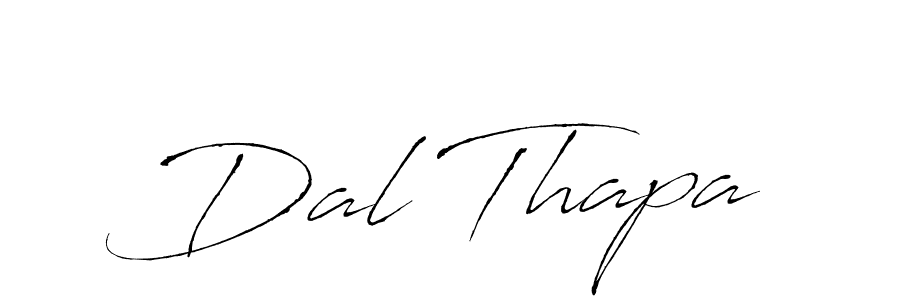 Design your own signature with our free online signature maker. With this signature software, you can create a handwritten (Antro_Vectra) signature for name Dal Thapa. Dal Thapa signature style 6 images and pictures png