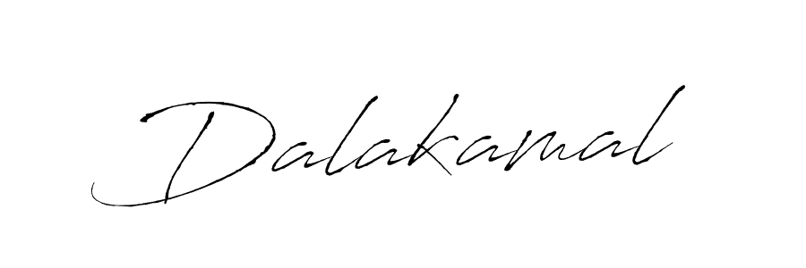 Create a beautiful signature design for name Dalakamal. With this signature (Antro_Vectra) fonts, you can make a handwritten signature for free. Dalakamal signature style 6 images and pictures png