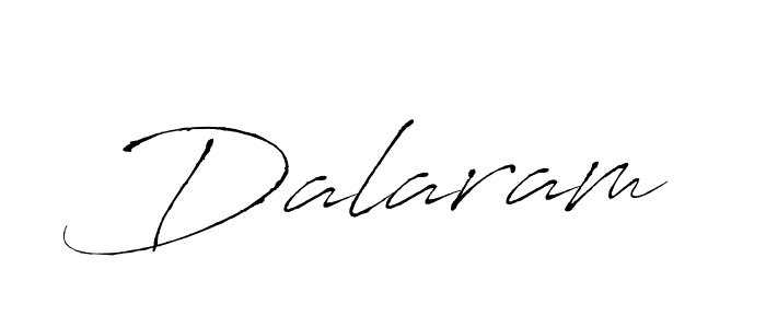 Make a beautiful signature design for name Dalaram. With this signature (Antro_Vectra) style, you can create a handwritten signature for free. Dalaram signature style 6 images and pictures png