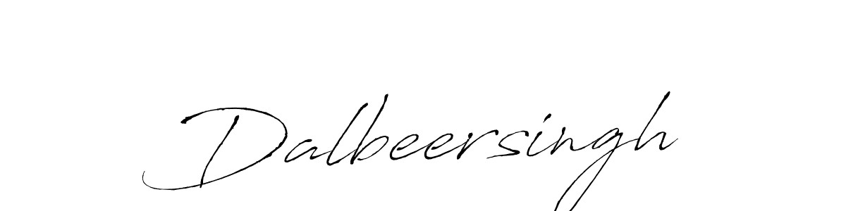 Make a beautiful signature design for name Dalbeersingh. With this signature (Antro_Vectra) style, you can create a handwritten signature for free. Dalbeersingh signature style 6 images and pictures png