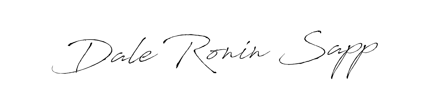 Make a beautiful signature design for name Dale Ronin Sapp. Use this online signature maker to create a handwritten signature for free. Dale Ronin Sapp signature style 6 images and pictures png