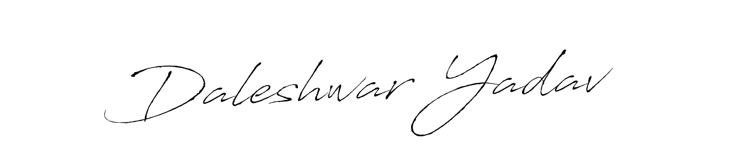 Daleshwar Yadav stylish signature style. Best Handwritten Sign (Antro_Vectra) for my name. Handwritten Signature Collection Ideas for my name Daleshwar Yadav. Daleshwar Yadav signature style 6 images and pictures png