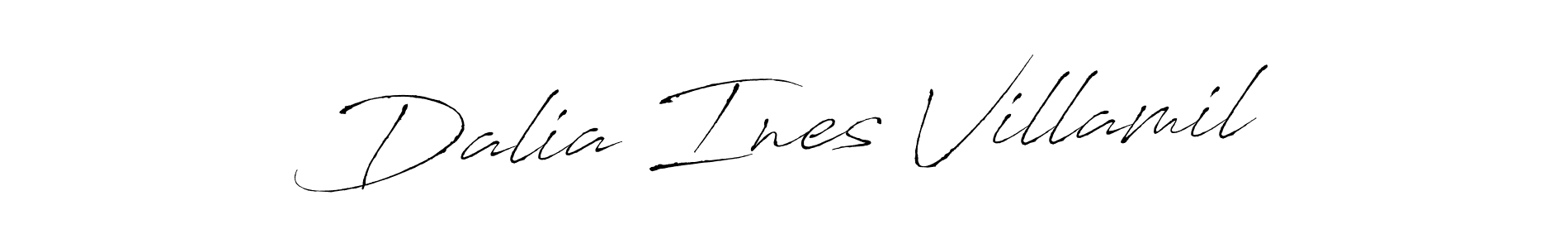 Use a signature maker to create a handwritten signature online. With this signature software, you can design (Antro_Vectra) your own signature for name Dalia Ines Villamil. Dalia Ines Villamil signature style 6 images and pictures png