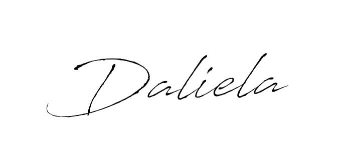 Make a short Daliela signature style. Manage your documents anywhere anytime using Antro_Vectra. Create and add eSignatures, submit forms, share and send files easily. Daliela signature style 6 images and pictures png