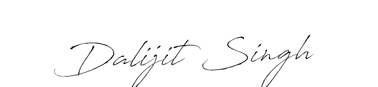 Dalijit Singh stylish signature style. Best Handwritten Sign (Antro_Vectra) for my name. Handwritten Signature Collection Ideas for my name Dalijit Singh. Dalijit Singh signature style 6 images and pictures png