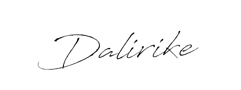 Create a beautiful signature design for name Dalirike. With this signature (Antro_Vectra) fonts, you can make a handwritten signature for free. Dalirike signature style 6 images and pictures png