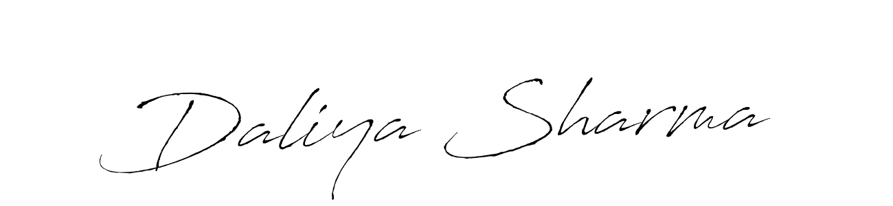 You should practise on your own different ways (Antro_Vectra) to write your name (Daliya Sharma) in signature. don't let someone else do it for you. Daliya Sharma signature style 6 images and pictures png