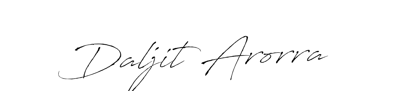 You should practise on your own different ways (Antro_Vectra) to write your name (Daljit Arorra) in signature. don't let someone else do it for you. Daljit Arorra signature style 6 images and pictures png