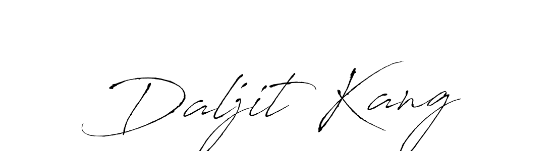 Create a beautiful signature design for name Daljit Kang. With this signature (Antro_Vectra) fonts, you can make a handwritten signature for free. Daljit Kang signature style 6 images and pictures png