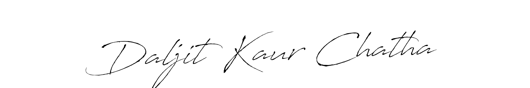 Also we have Daljit Kaur Chatha name is the best signature style. Create professional handwritten signature collection using Antro_Vectra autograph style. Daljit Kaur Chatha signature style 6 images and pictures png