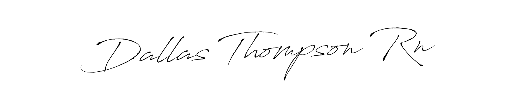 This is the best signature style for the Dallas Thompson Rn name. Also you like these signature font (Antro_Vectra). Mix name signature. Dallas Thompson Rn signature style 6 images and pictures png