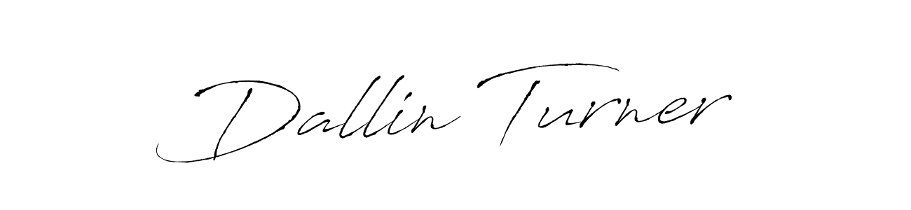 Design your own signature with our free online signature maker. With this signature software, you can create a handwritten (Antro_Vectra) signature for name Dallin Turner. Dallin Turner signature style 6 images and pictures png