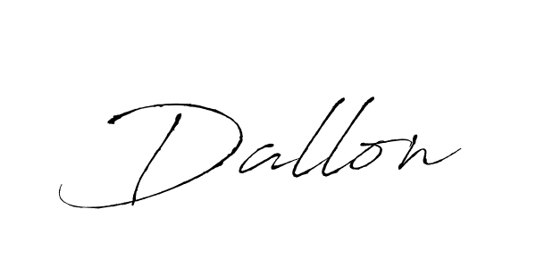 Make a beautiful signature design for name Dallon. With this signature (Antro_Vectra) style, you can create a handwritten signature for free. Dallon signature style 6 images and pictures png