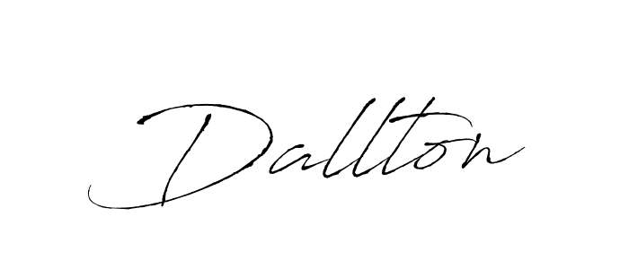 Design your own signature with our free online signature maker. With this signature software, you can create a handwritten (Antro_Vectra) signature for name Dallton. Dallton signature style 6 images and pictures png