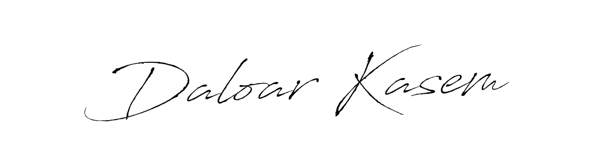 Use a signature maker to create a handwritten signature online. With this signature software, you can design (Antro_Vectra) your own signature for name Daloar Kasem. Daloar Kasem signature style 6 images and pictures png