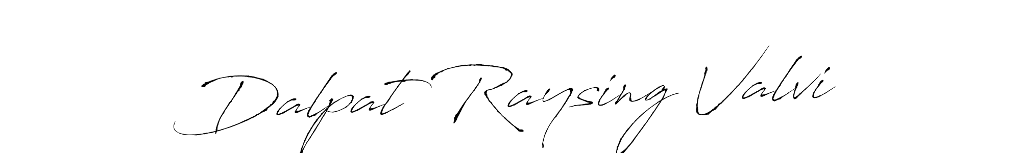 if you are searching for the best signature style for your name Dalpat Raysing Valvi. so please give up your signature search. here we have designed multiple signature styles  using Antro_Vectra. Dalpat Raysing Valvi signature style 6 images and pictures png