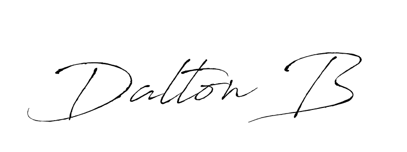 Design your own signature with our free online signature maker. With this signature software, you can create a handwritten (Antro_Vectra) signature for name Dalton B. Dalton B signature style 6 images and pictures png