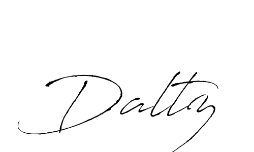 Design your own signature with our free online signature maker. With this signature software, you can create a handwritten (Antro_Vectra) signature for name Daltz. Daltz signature style 6 images and pictures png