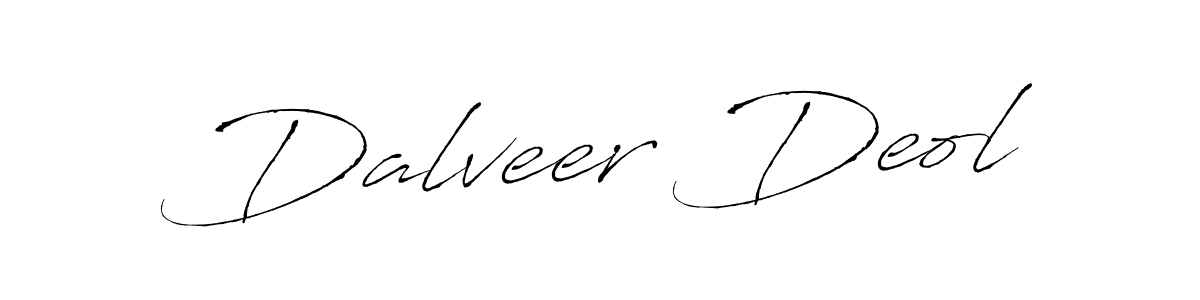 How to make Dalveer Deol name signature. Use Antro_Vectra style for creating short signs online. This is the latest handwritten sign. Dalveer Deol signature style 6 images and pictures png