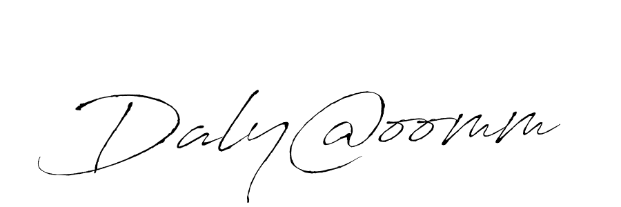 Also we have Daly@oomm name is the best signature style. Create professional handwritten signature collection using Antro_Vectra autograph style. Daly@oomm signature style 6 images and pictures png