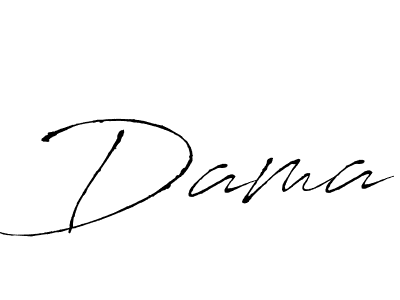 How to make Dama signature? Antro_Vectra is a professional autograph style. Create handwritten signature for Dama name. Dama signature style 6 images and pictures png