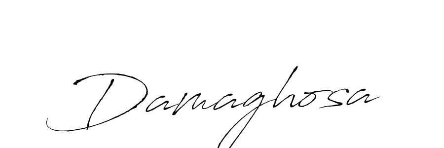 Design your own signature with our free online signature maker. With this signature software, you can create a handwritten (Antro_Vectra) signature for name Damaghosa. Damaghosa signature style 6 images and pictures png