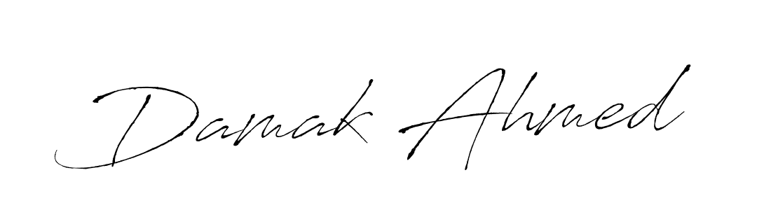 Also we have Damak Ahmed name is the best signature style. Create professional handwritten signature collection using Antro_Vectra autograph style. Damak Ahmed signature style 6 images and pictures png